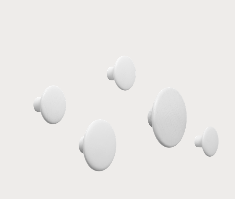 The Dots Coat Hook Set of 5 Muuto