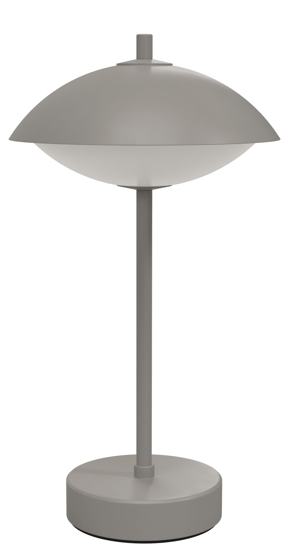 Clam Portable Table Lamp Rechargeable lamp Fritz Hansen Nine grey