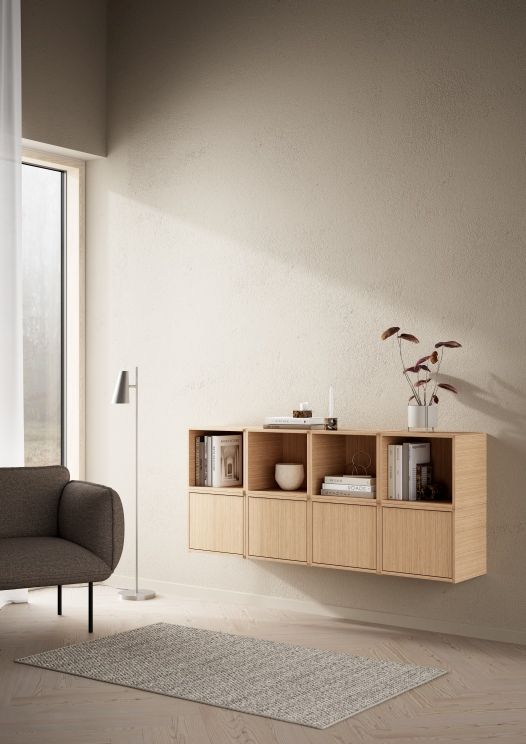 Bricks System C Shelf Woud