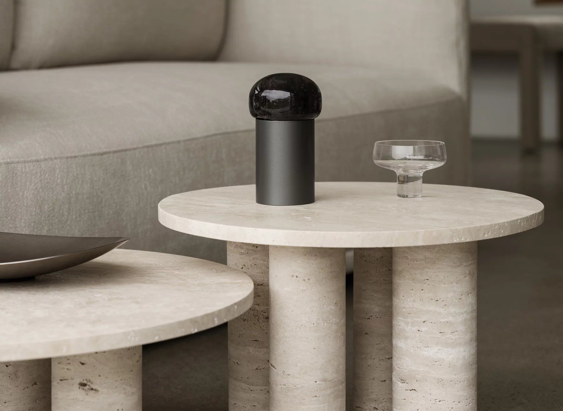 Volos coffee table round Ø 75 x H 26 cm Blomus