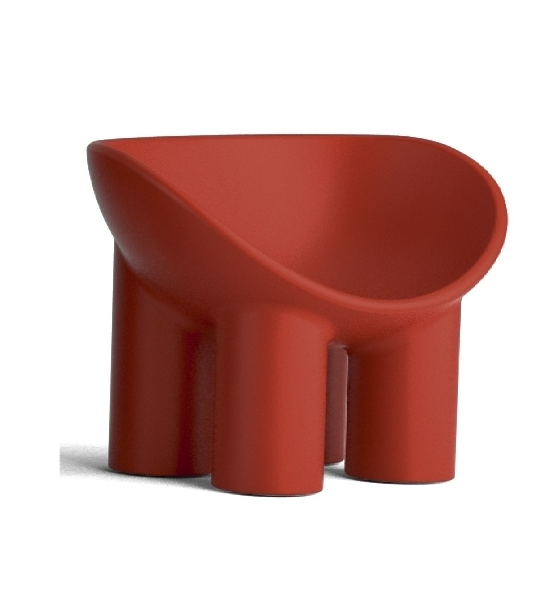 Roly Poly Armchair Driade Red brick