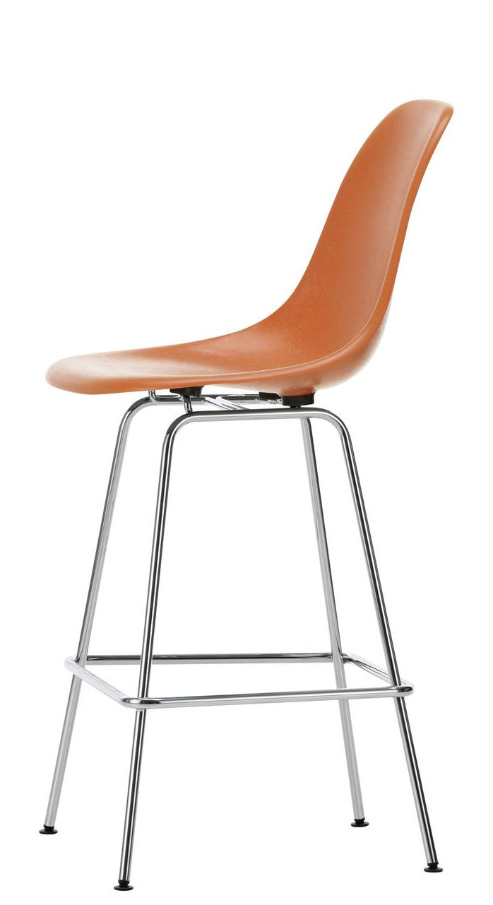 Eames Fibreglass Bar Stool Medium Bar Stool Vitra