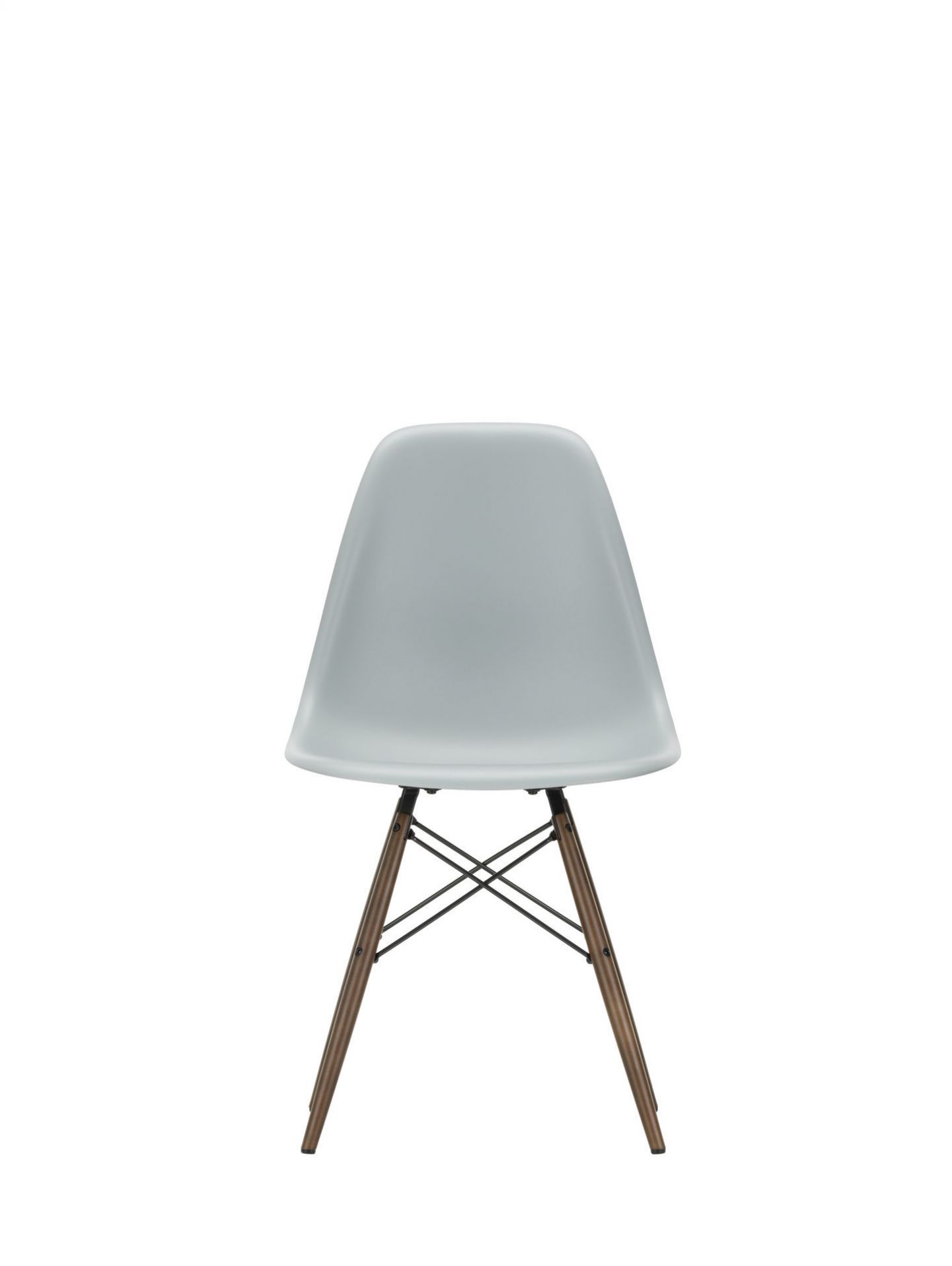 Eames Plastic Side Chair DSW Chair Vitra Maple dark - forest