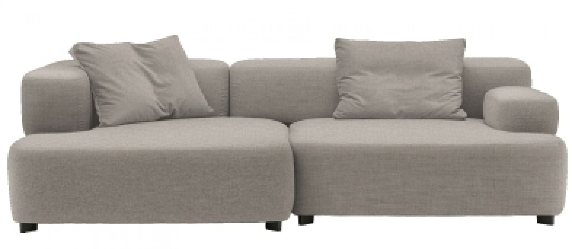 Alphabet 3-Seater Sofa Armrest left Fritz Hansen