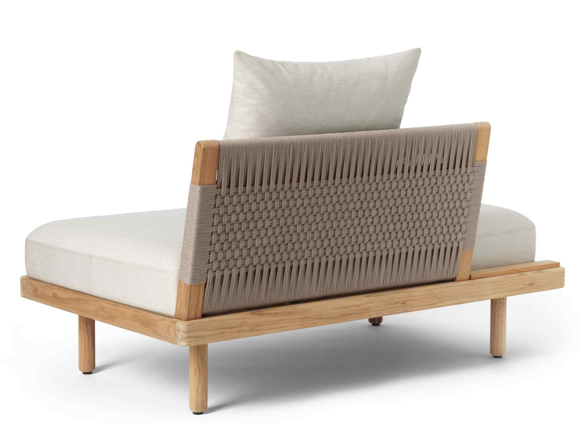 E520 Embrace Sofa Module with short backrest and side table Outdoor Carl Hansen & Søn 