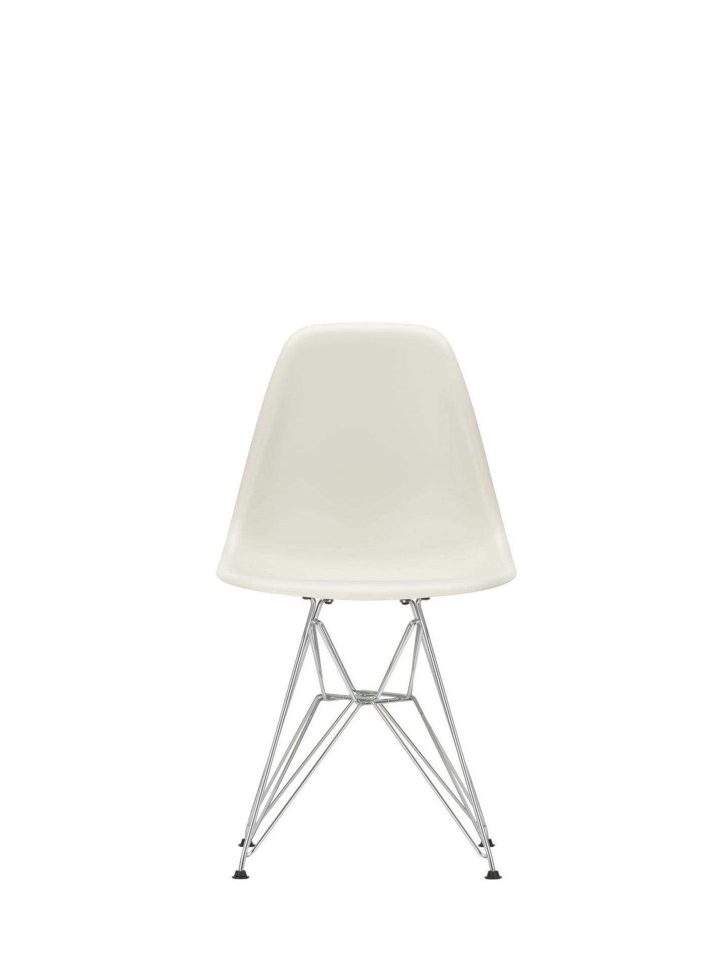 Eames Plastic Side Chair DSR Chair Vitra Black-Mustard