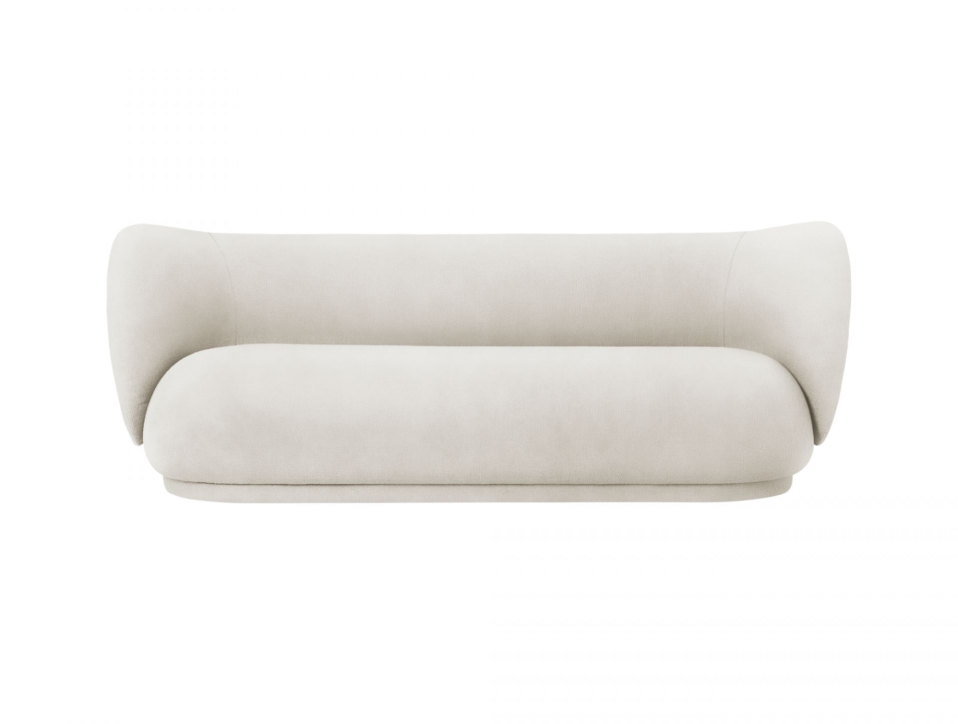 Rico Sofa Brushed 3-seater Ferm Living White