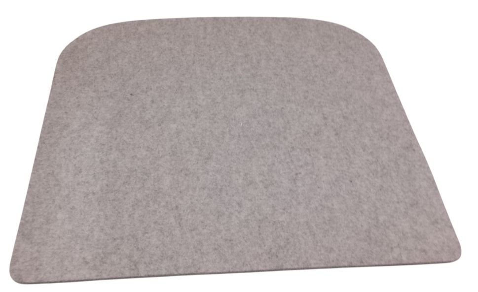 Seat cushion - Felt cushion Thonet S32 LIGHT GREY MELTED Car Park Berlin SINGLE PIECES