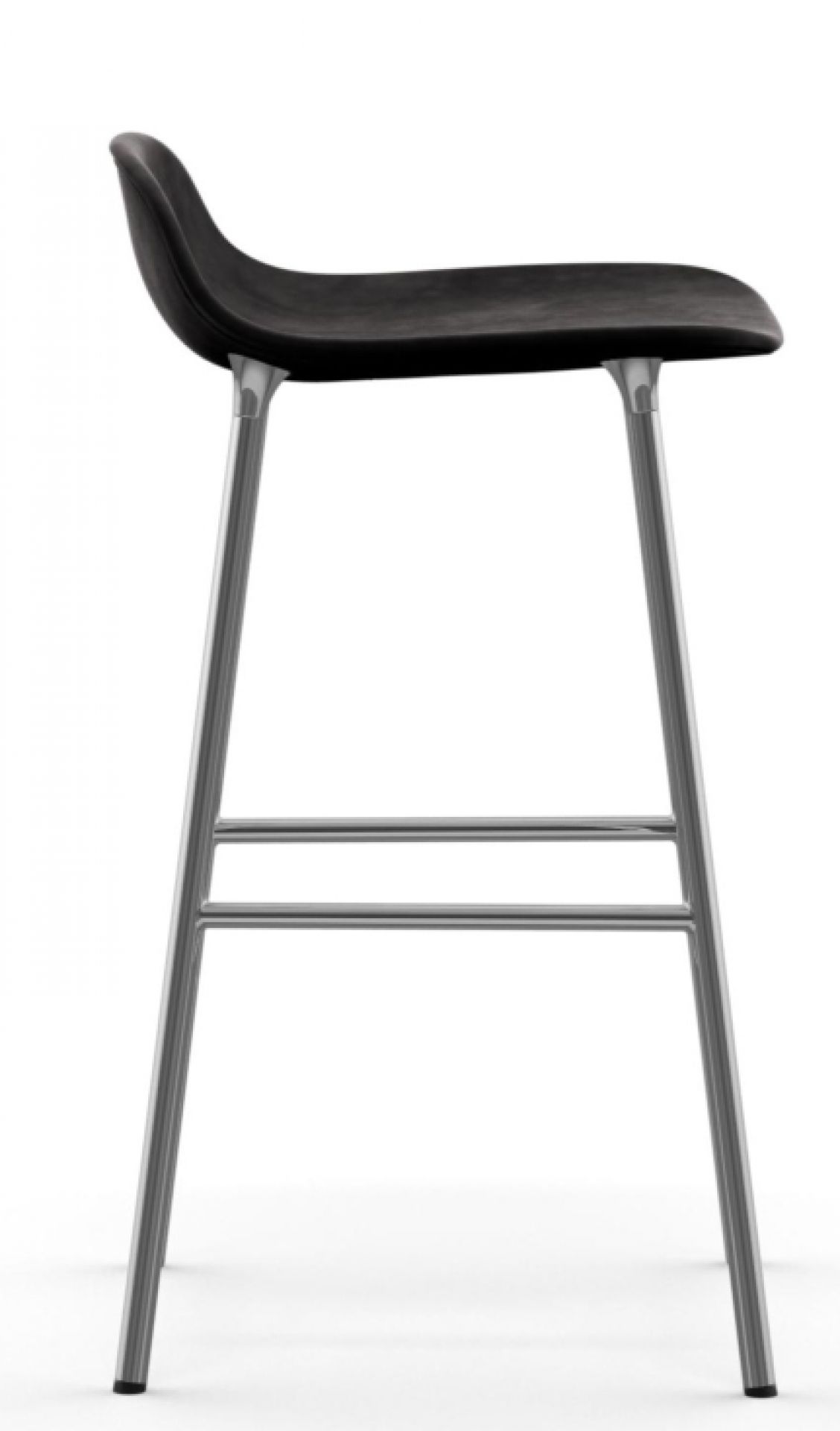 Form Barstool  H 65 cm Steel Upholstered Normann Copenhagen