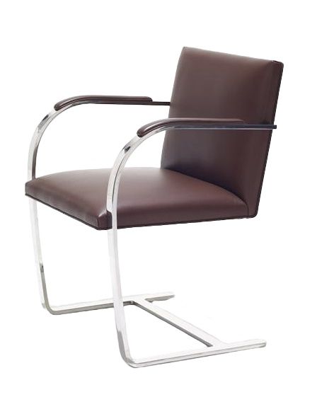 Brno Tubular Chair Flat Steel Knoll International  