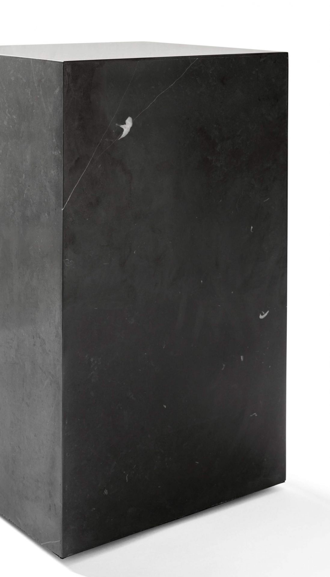 Plinth Tall Side table Audo Black Marble Marquina Plinth Tall Side table Audo Black Marble Marquina