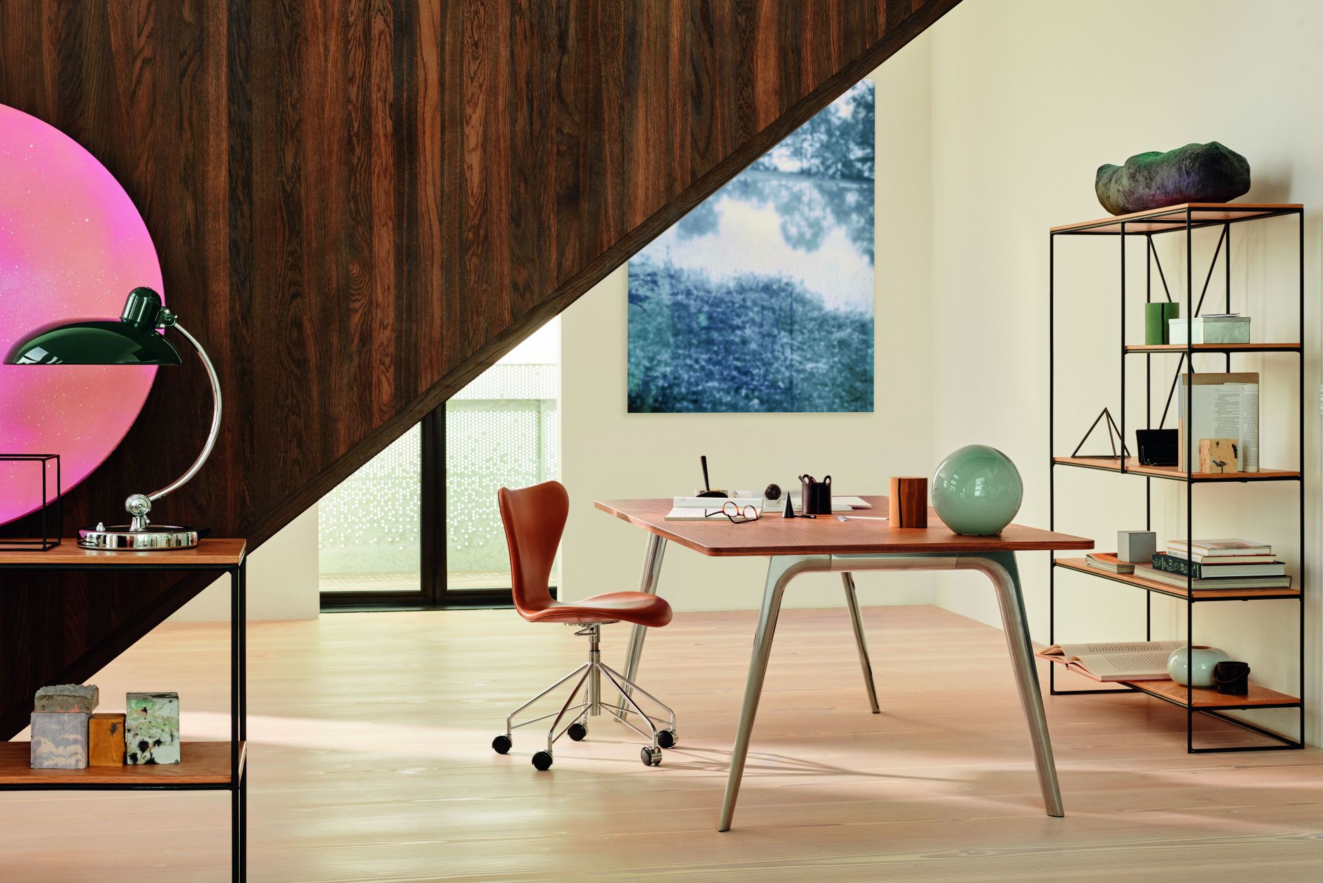 Siebener Swivel chair 3117 Fritz Hansen