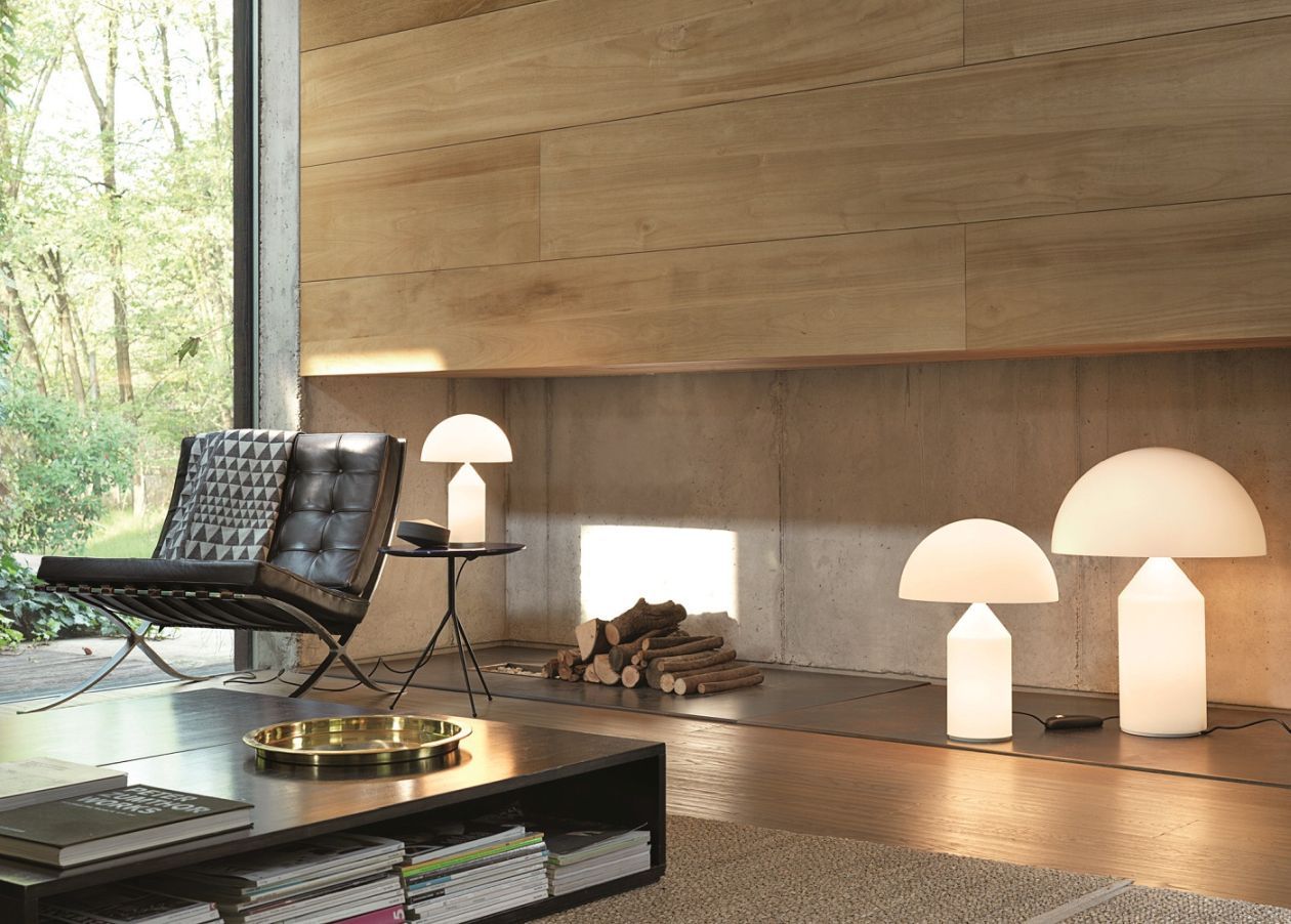 Atollo Table Lamp Murano Glass Oluce