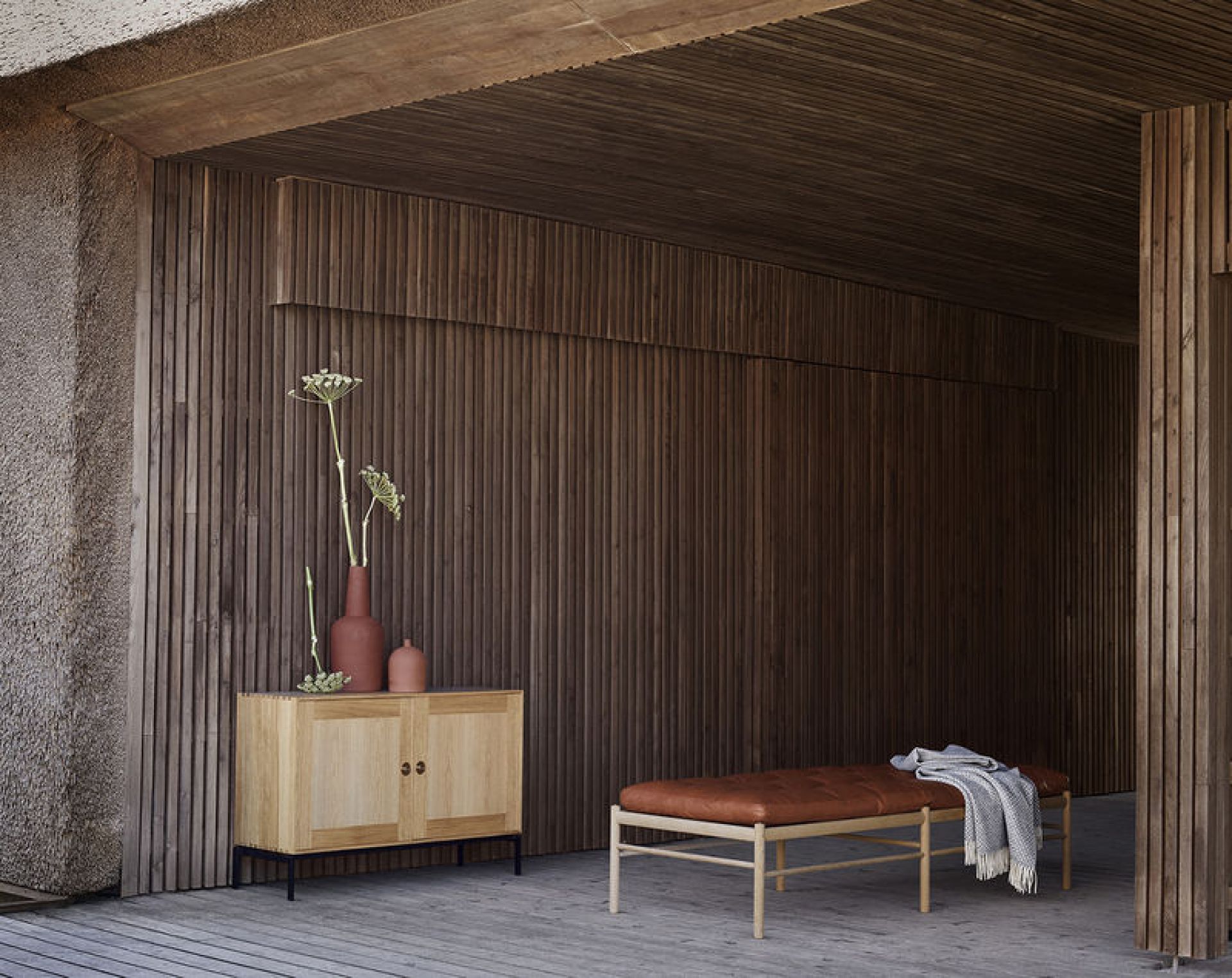 FK63 Bookshelf System Horizontal Depth 36 cm with Doors Carl Hansen & Søn
