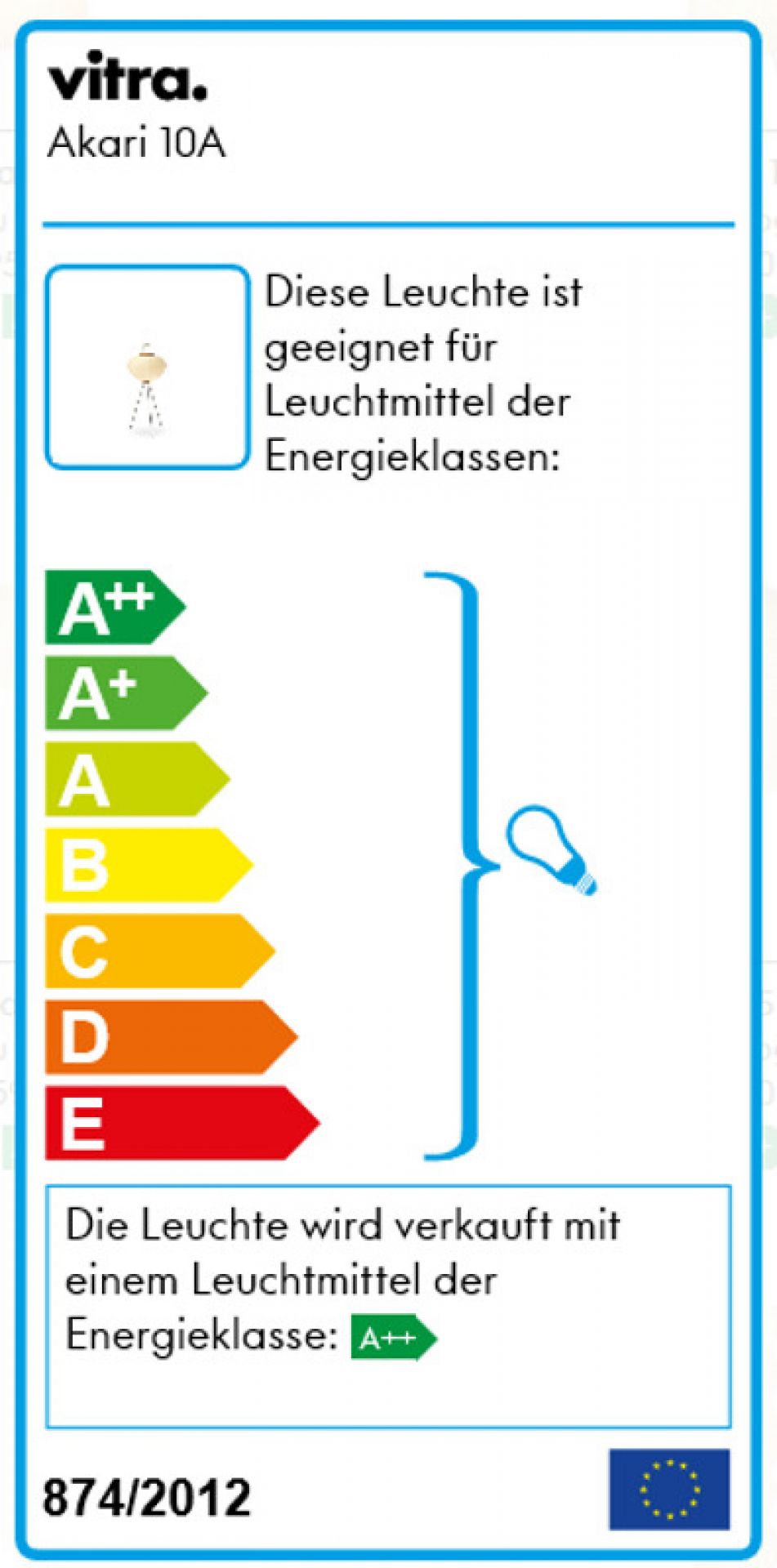 Akari Floor lamp 10A Vitra