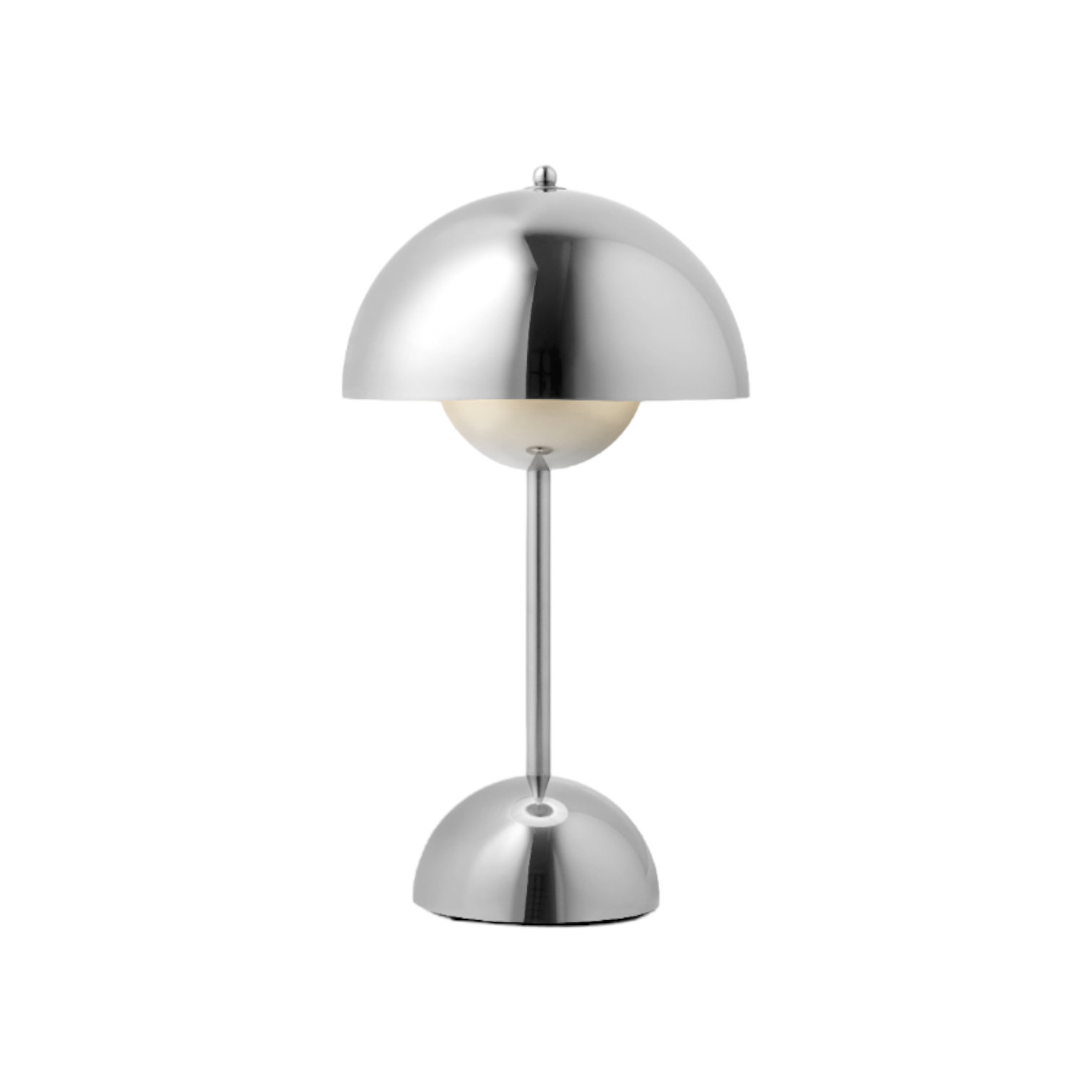Flowerpot VP9 Portable Battery lamp / Table lamp with USB AndTradition Chrome