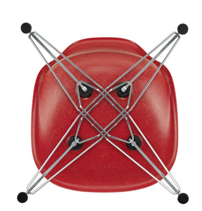 Eames Fibreglass Chair DSR Chair Vitra