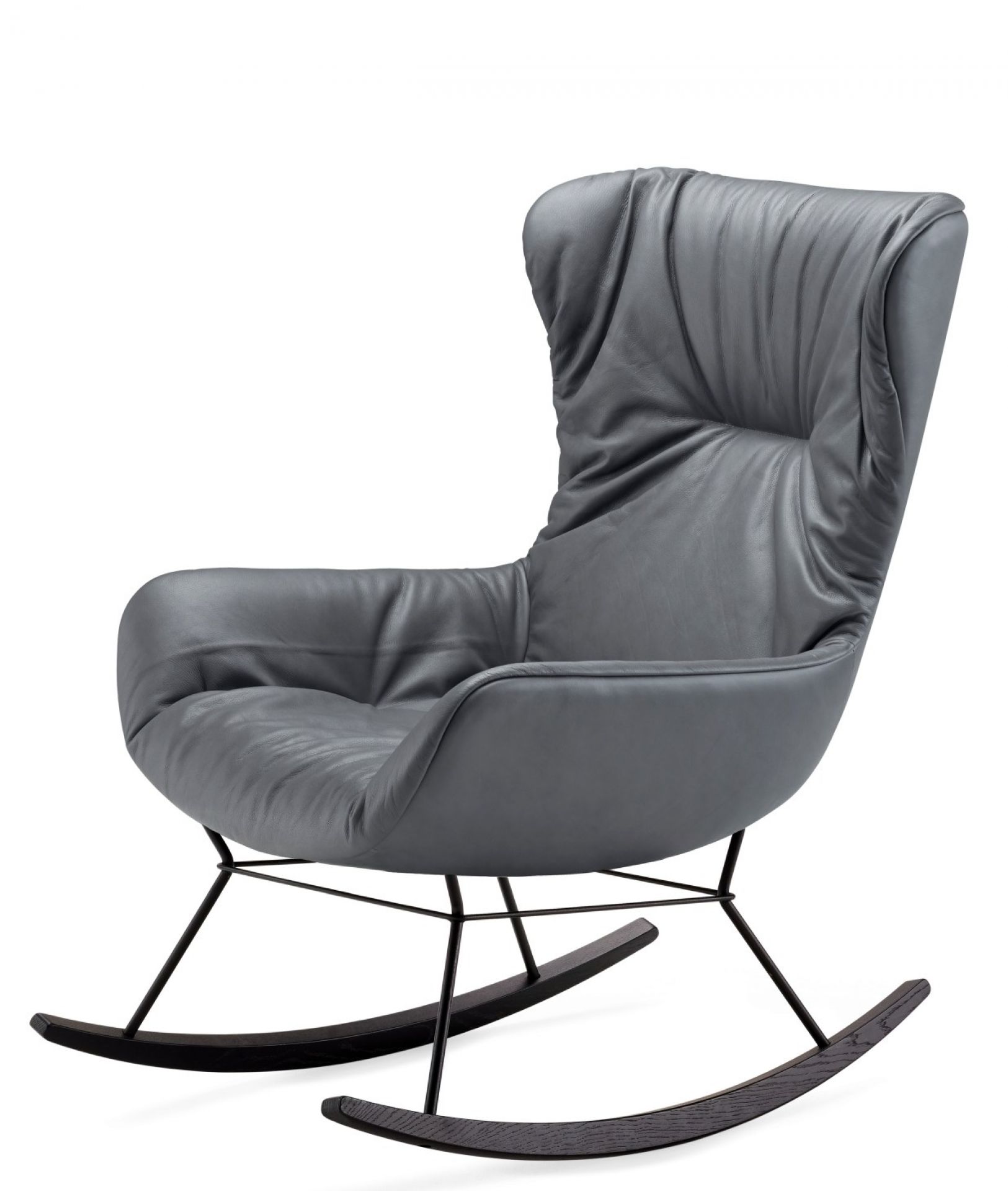 Leya Rocking Wingback Chair Freifrau Manufaktur