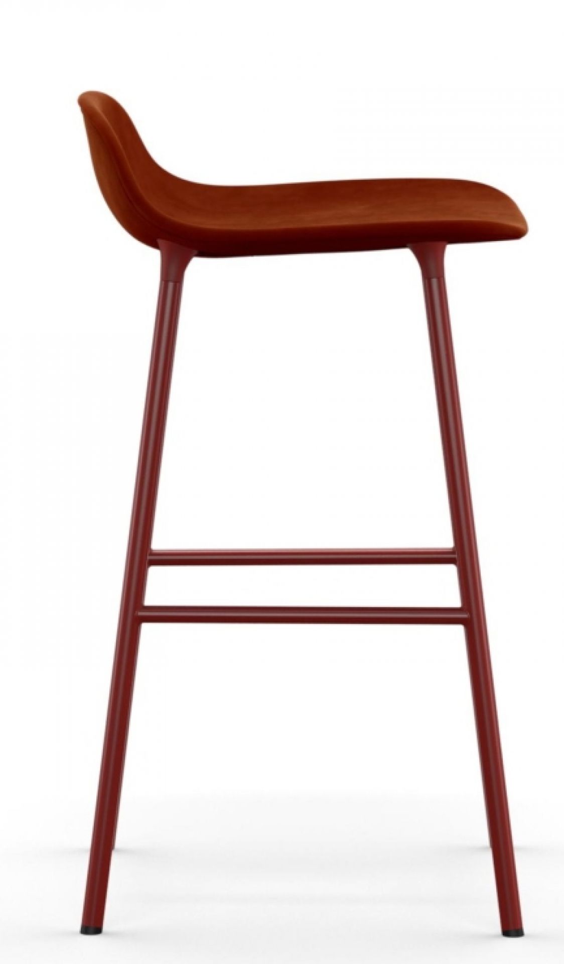 Form Barstool  H 65 cm Steel Upholstered Normann Copenhagen