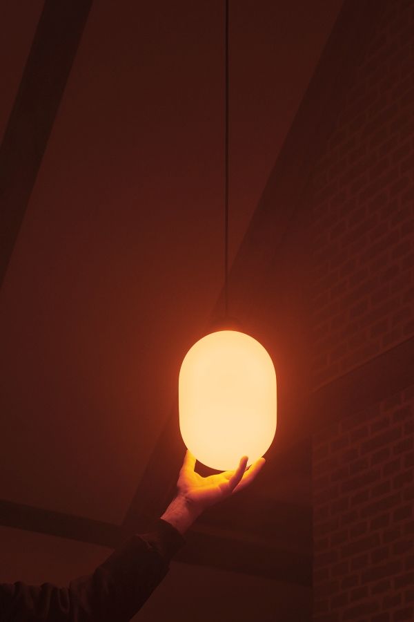 Sun pendant light Grau