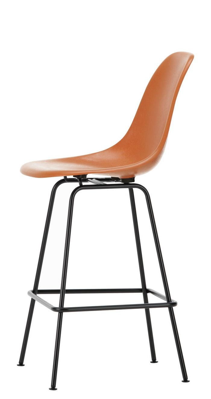 Eames Fibreglass Bar Stool Medium Bar Stool Vitra