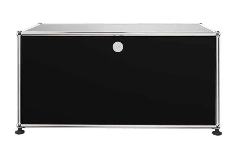 USM Haller Lowboard mit einer Klappe schwarz