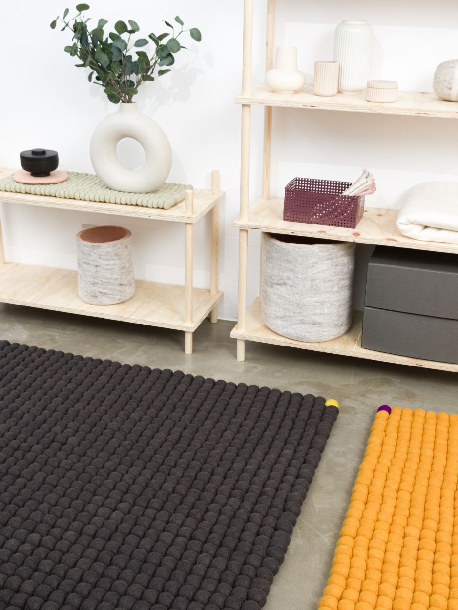 Big One Rectangular Felt carpet 140 x 200 cm myfelt