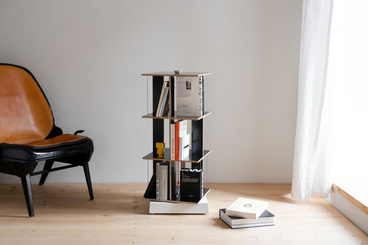 Buchstabler bookshelf, dvd-shelf Nils Holger Moormann