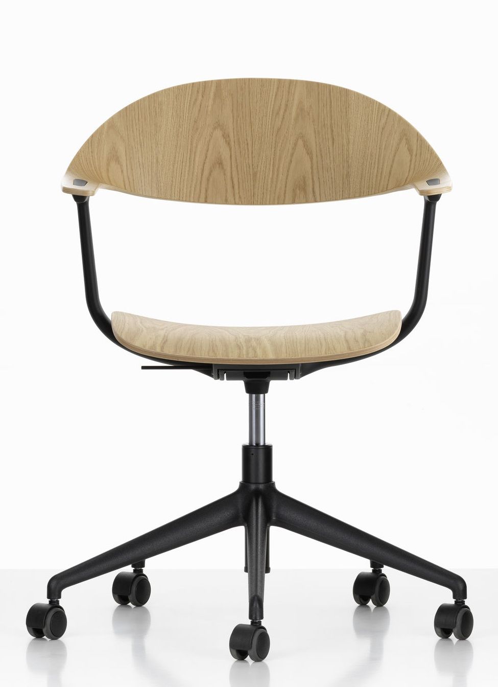 Mynt back and seat Plywood office swivel chair Vitra