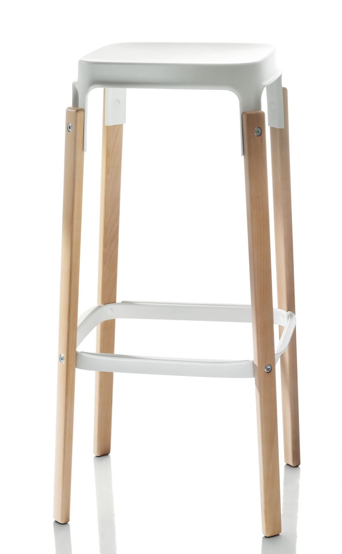 Steelwood Barstool H 78 cm Magis