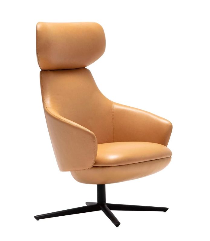Calma BU2332 Lounge Chair swivel armchair Andreu World
