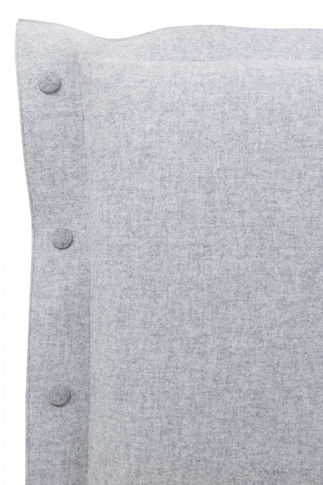 Pure bed upholstery for headboard 180 x 200 cm Velito light gray Hans Hansen