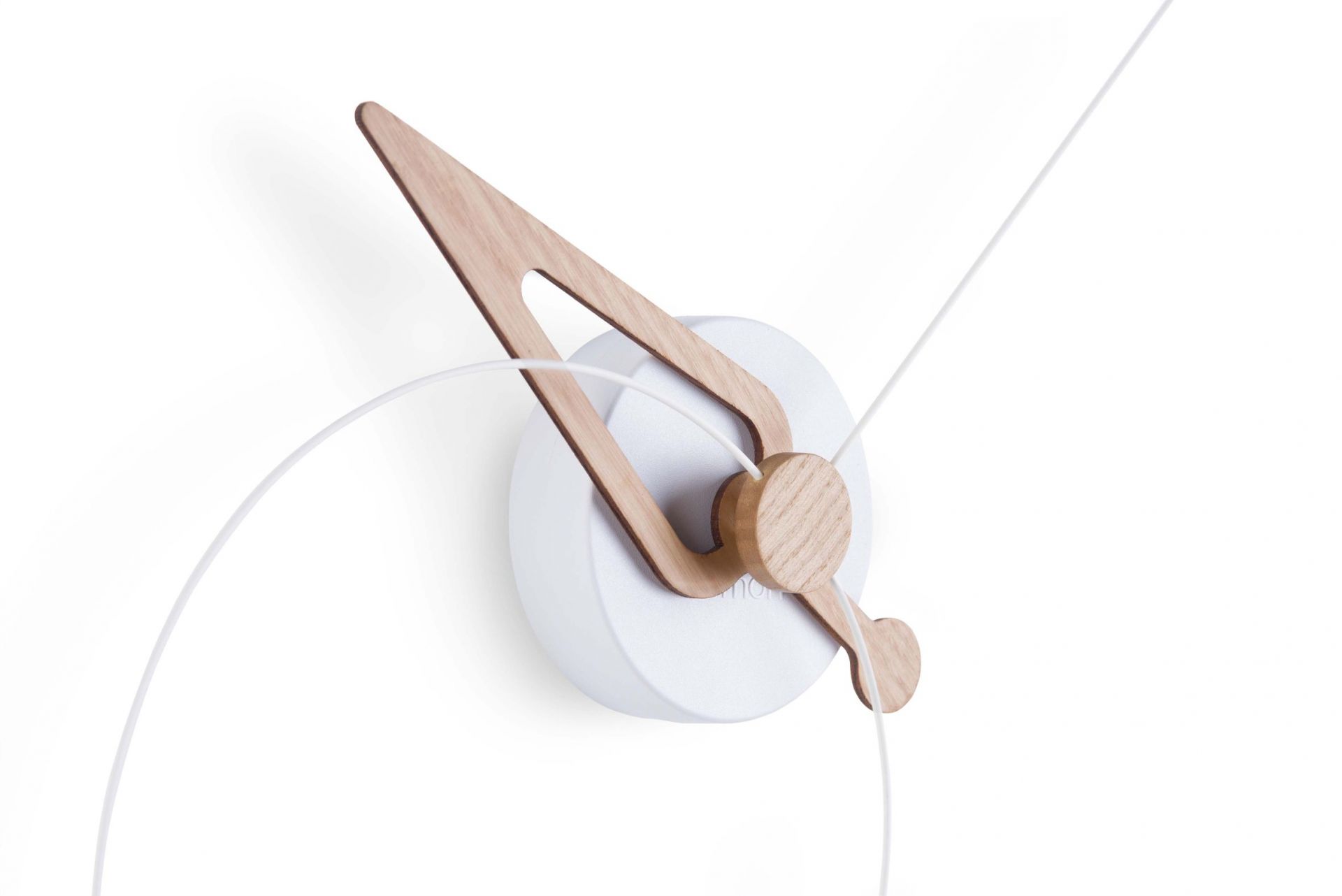 Pico wall clock OAK / WHITE nomon SINGLE PIECES