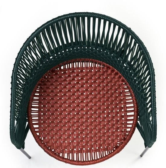 Caribe Chic Dining Chair Chair Outdoor ames Moss green / Copper / Black