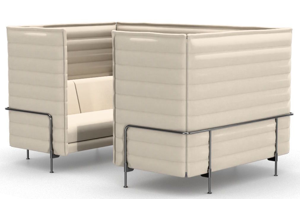 Alcove Cabin 2-seater highback sofa Vitra