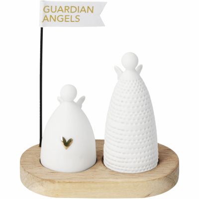 Christmas greetings, guardian angel gift, wheels