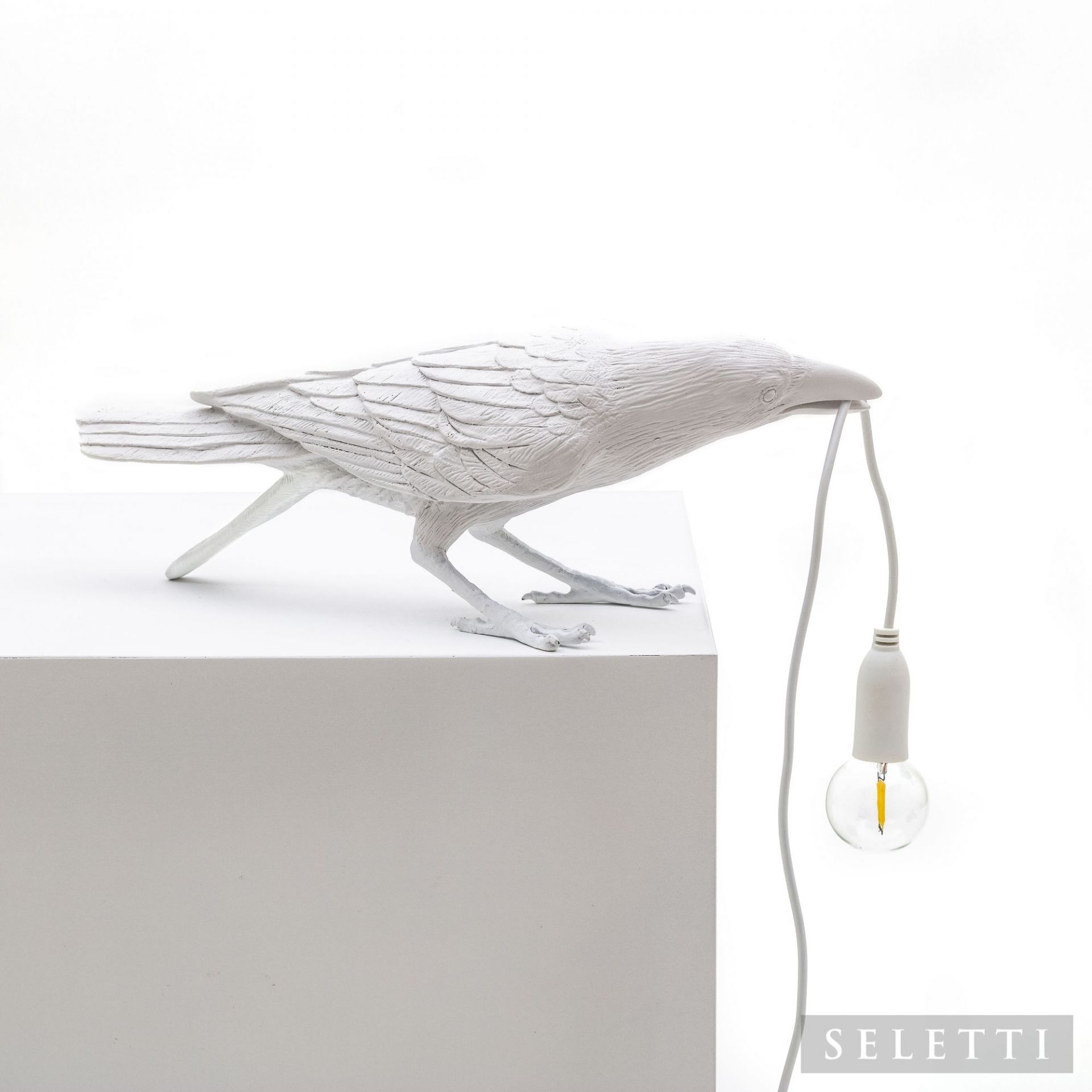 Bird Lamp Playing white lamp Seletti SINGLE PIECES