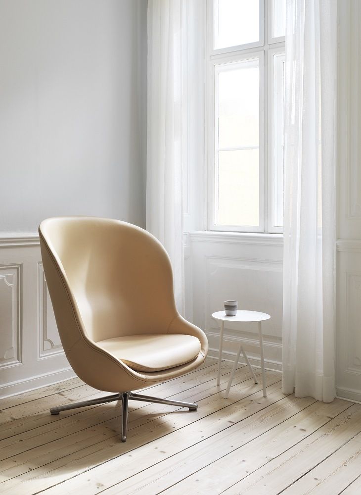 Hyg Lounge Chair High Swivel Armchair Normann Copenhagen