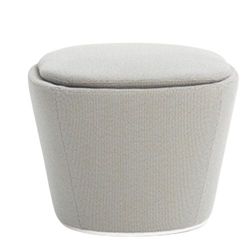 Flint Stool with Plate Foot Swivel Cor
