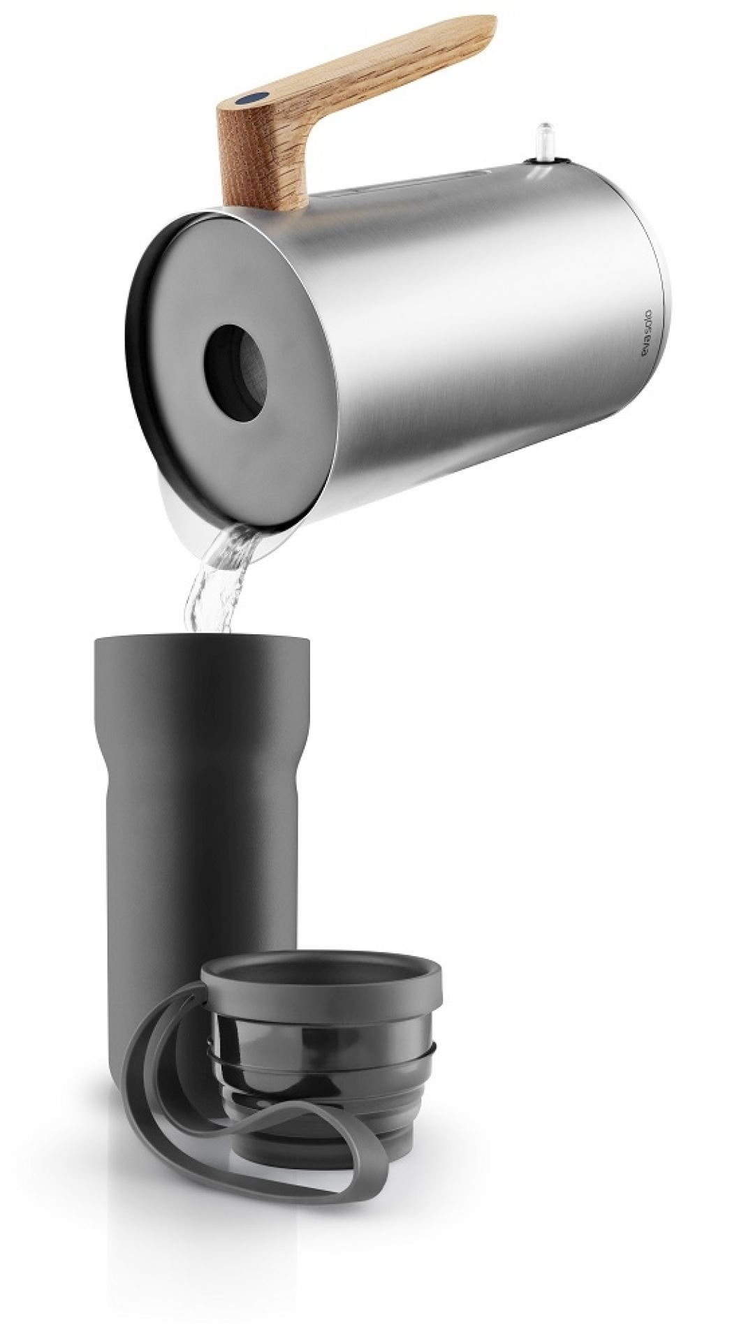 Nordic Kitchen Thermo tea mug with Filter Black Eva Solo SINGLE PIECES