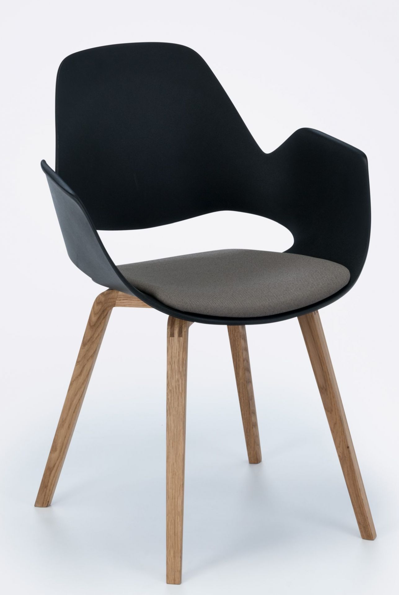 Falk Chair with Armrest Solid Oak Legs Houe