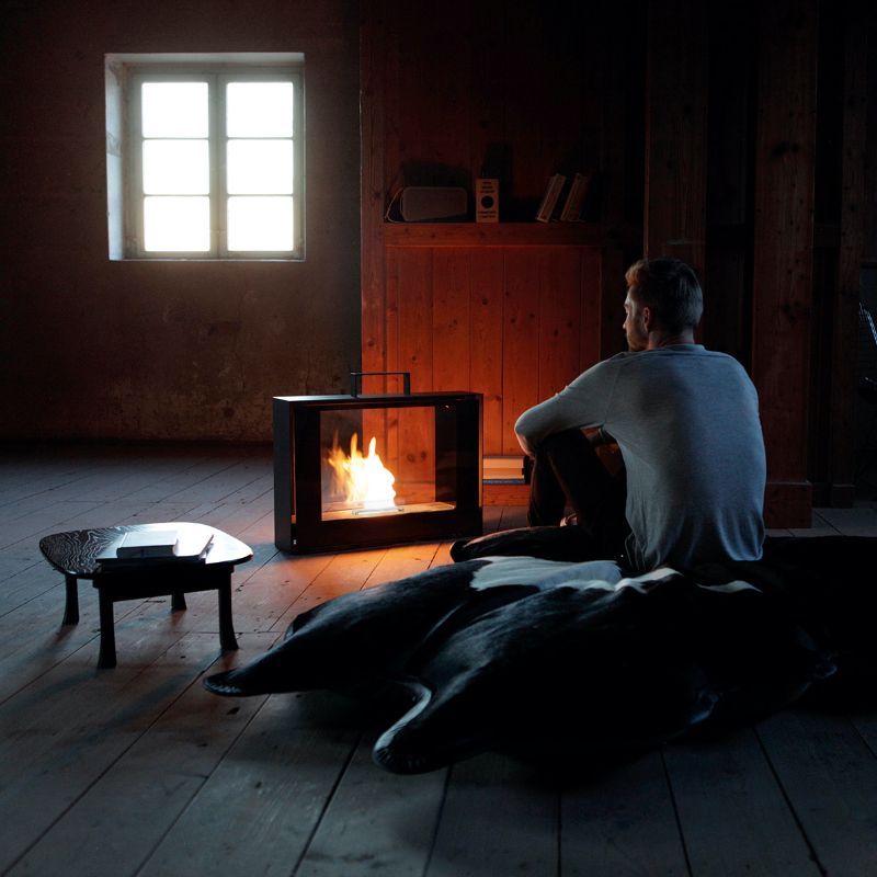Travelmate Portable with Tenderflame Burner Fireplace Conmoto