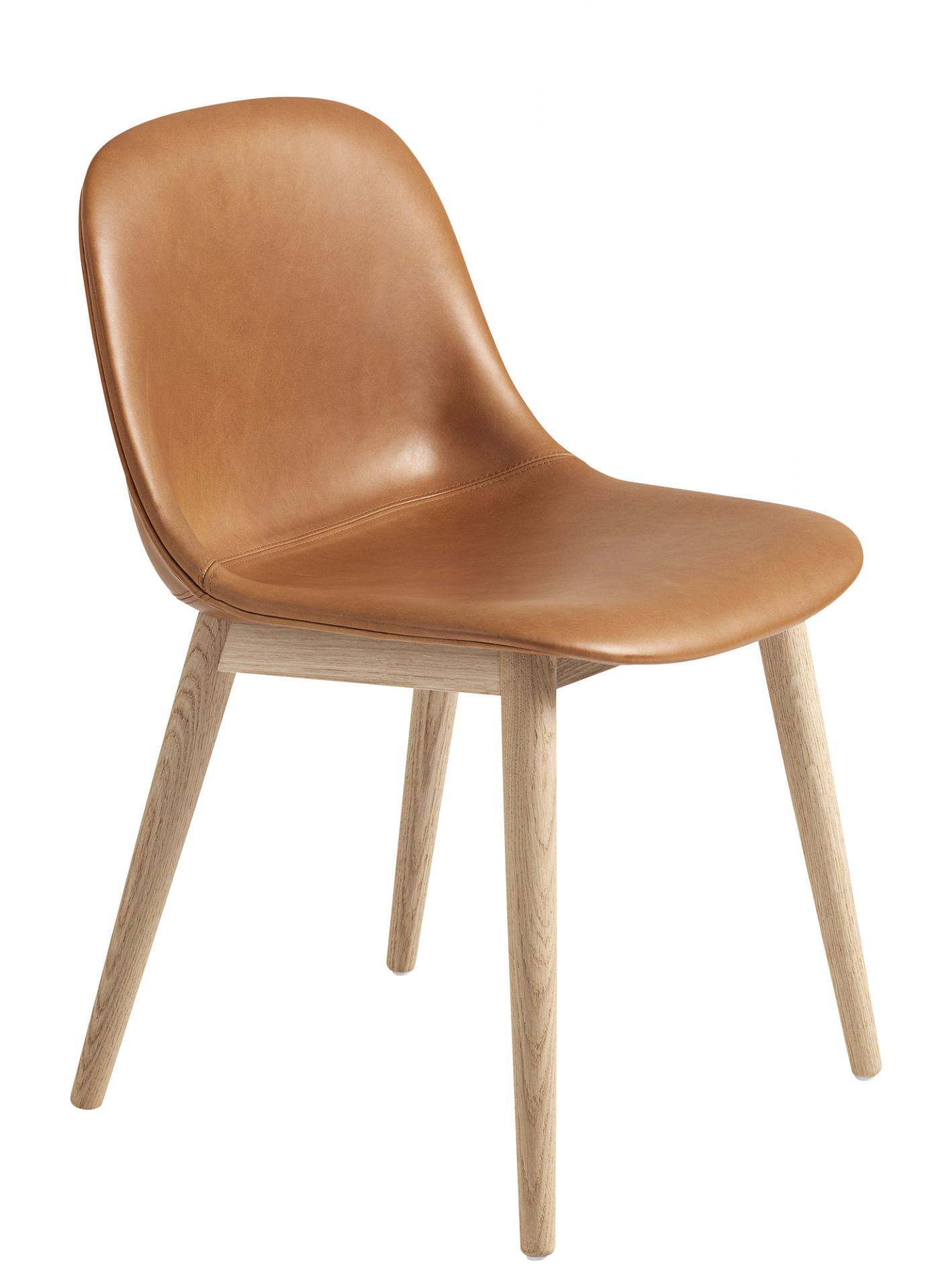 Fiber Side Chair Wood Base Chair Muuto