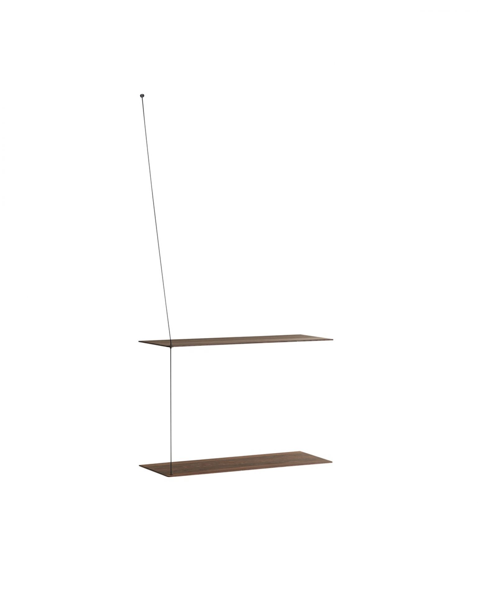 Stedge Wall shelf width 60 cm Smoky oak Woud SINGLE PIECES