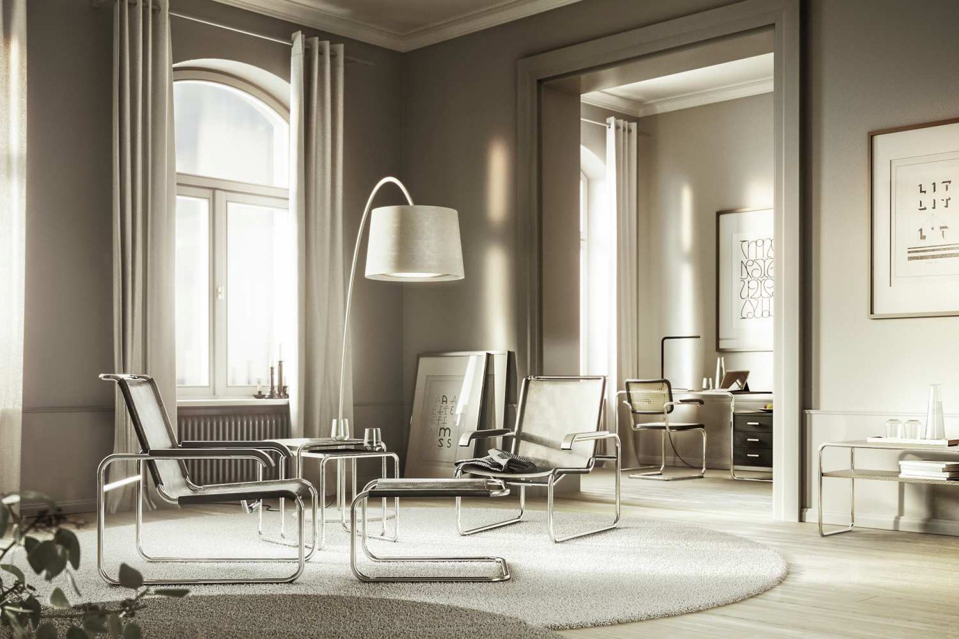 S 35 LH Stool Thonet