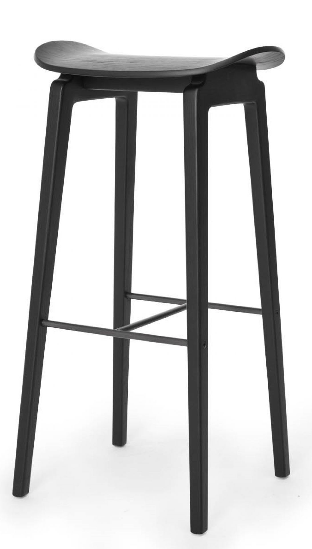 NY11 New York Barstool Norr11 Oak black 75 cm
