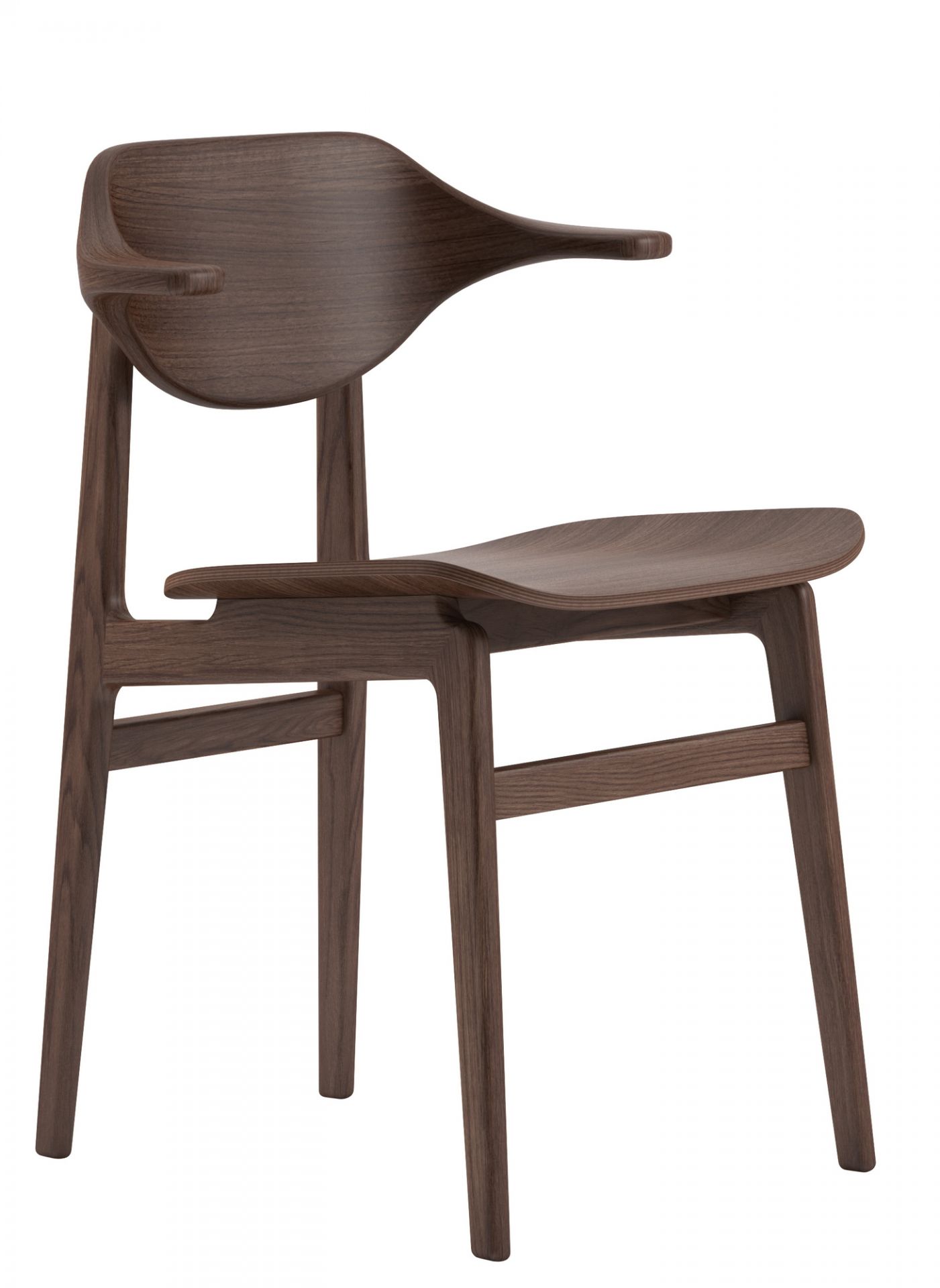Bufala Dining Chair Norr11 Oak dark stained