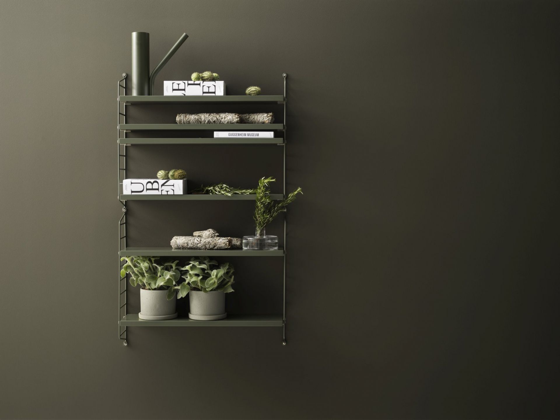 String Pocket Shelf String Furniture Sage