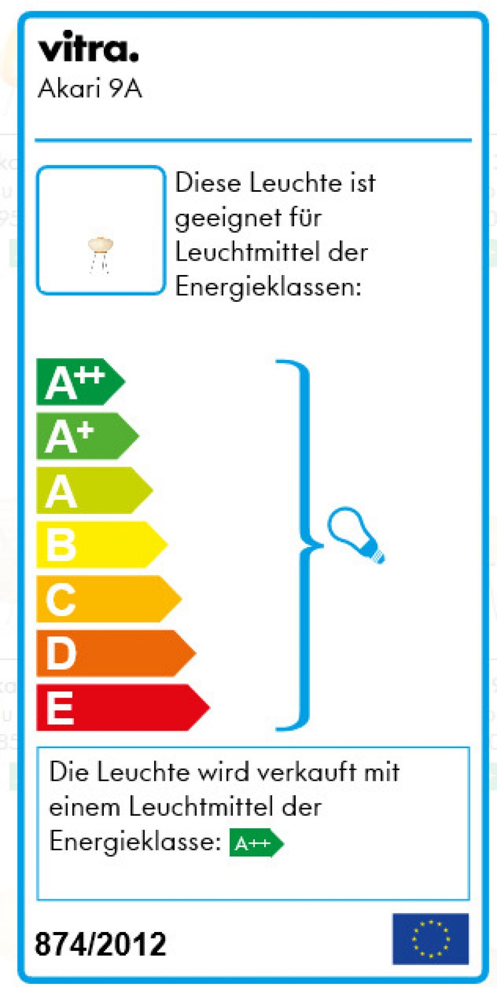 Akari Table lamp 9A Vitra