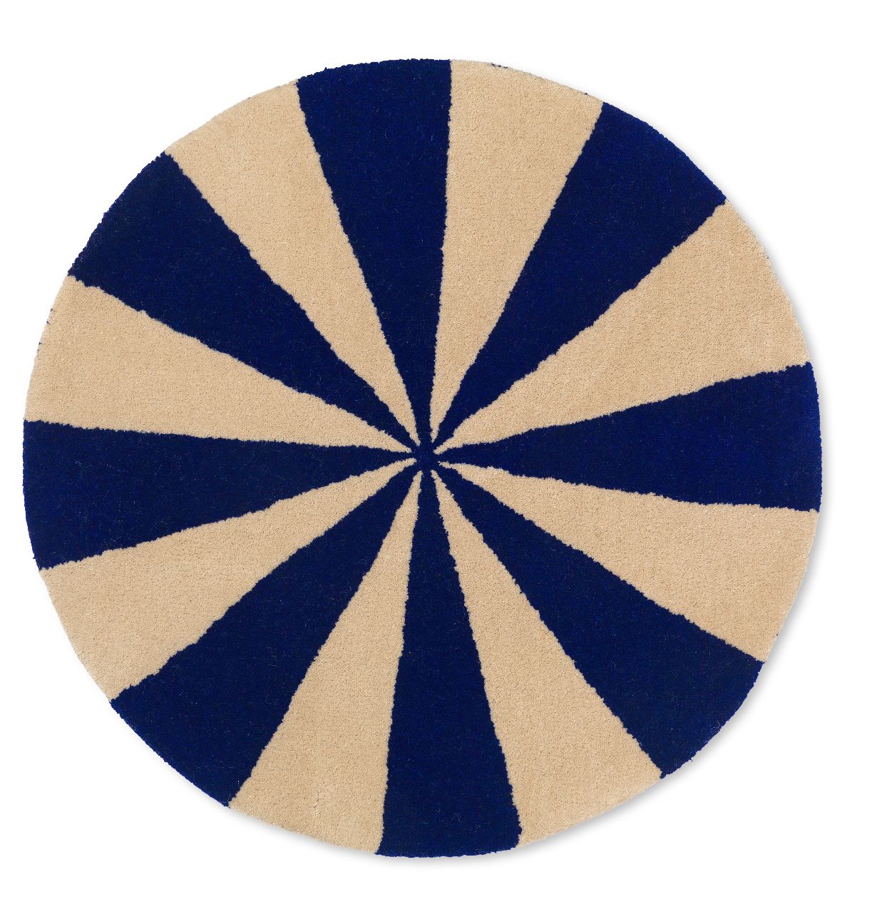 Arch Tufted Rug BRIGHT BLUE / OFF-WHITE Ferm Living SINGLE PIECES